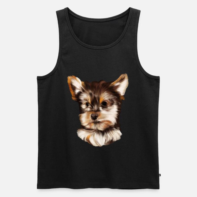 Yorkshire Terrier - Männer Premium Bio Tank Top - Schwarz