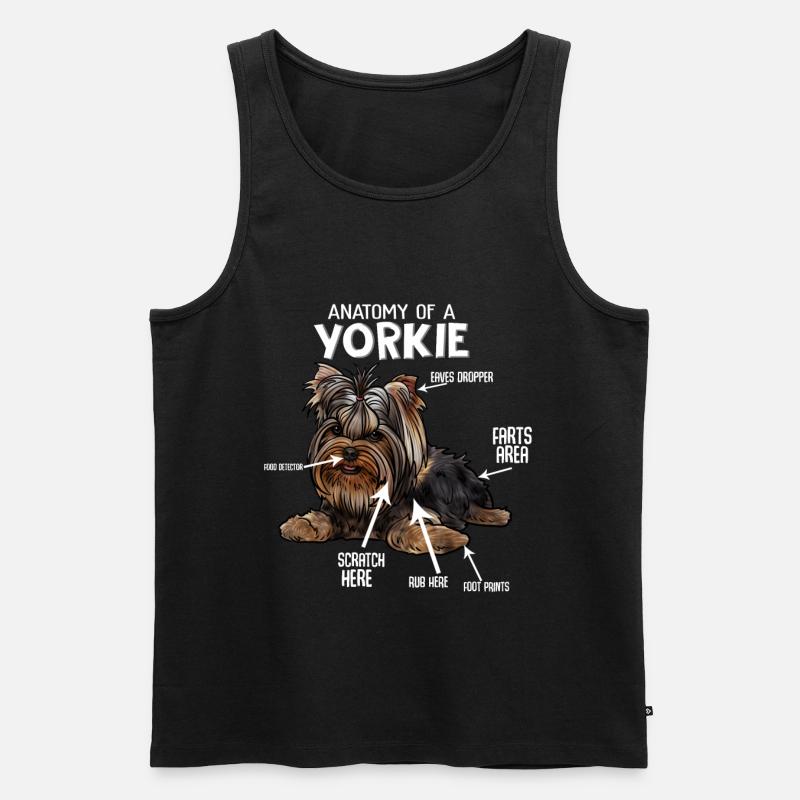 Yorkshire Terrier - Männer Premium Bio Tank Top - Schwarz