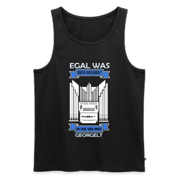 Orgel Organist Orgelspieler Pfeifen Orgeler Kirche - Männer Premium Bio Tank Top - Schwarz - Vorne - Michal (187cm)