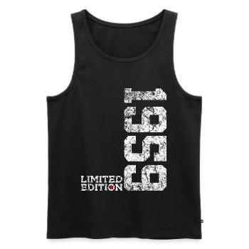 67. GEBURTSTAG 67 JAHRE LIMITED EDITION 1959 - Männer Premium Bio Tank Top - Schwarz - Vorne - Michal (187cm)