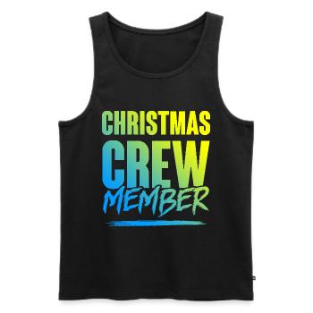 Christmas Crew - Männer Premium Bio Tank Top - Schwarz - Vorne - Michal (187cm)