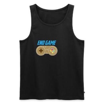 Helden Stern Superhero Comic Cartoon Game Geschenk - Männer Premium Bio Tank Top - Schwarz - Vorne - AI Model Male 178 light (178cm)