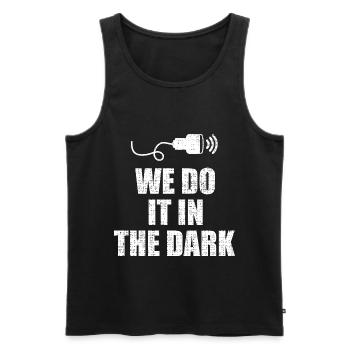 Ultraschall Techniker Sonograph Sonographie - Männer Premium Bio Tank Top - Schwarz - Vorne - AI Model Male 178 light (178cm)