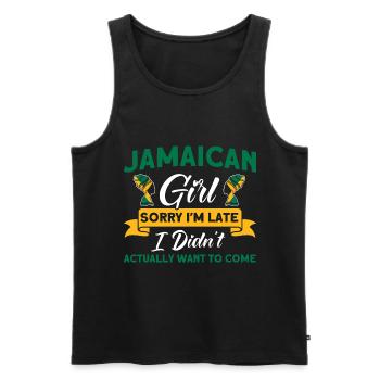 Jamaika Jamaikanische Flagge Geschenk - Männer Premium Bio Tank Top - Schwarz - Vorne - Michal (187cm)