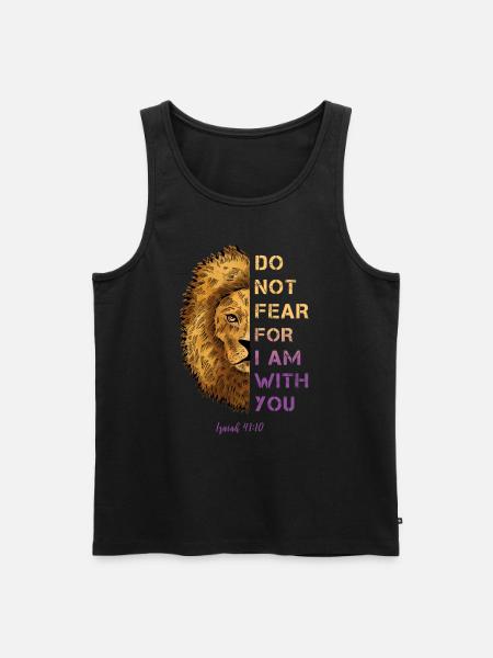 Relevant quote Leo - Men's Premium Organic Tank Top - black