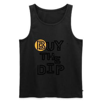 Buy the dip - Men's Premium Organic Tank Top - black - Front - AI Model Male 178 light (178cm)