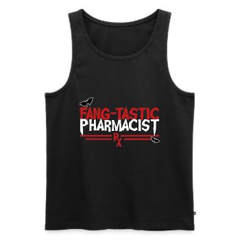Apothecary Halloween - Men's Premium Organic Tank Top - black - Front - AI Model Male 178 light (178cm)