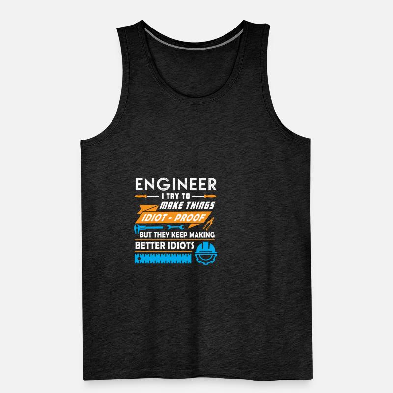Ingenieur Engineer Beruf WItz Geschenk Männer Premium Bio Tank Top