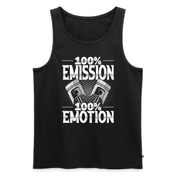 V8 Motor - Motorsport - Autofahrer - Männer Premium Bio Tank Top - Schwarz - Vorne - Michal (187cm)