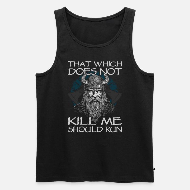 Wikinger | Vikinger | Nordisch - Männer Premium Bio Tank Top - Schwarz
