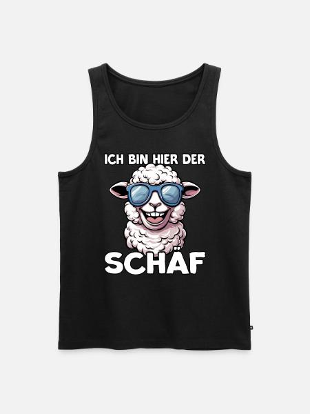 Schäff | Chef | Teamleiter | Abteilungsleiter - Männer Premium Bio Tank Top - Schwarz