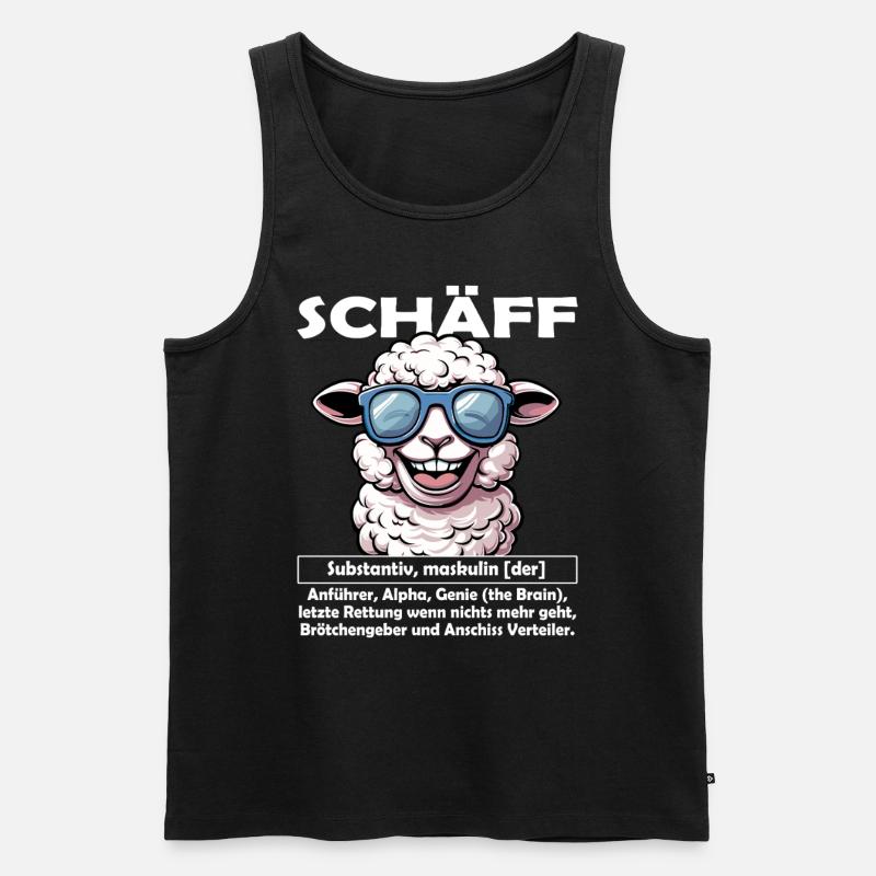 Schäff | Chef | Teamleiter| Abteilungsleiter - Männer Premium Bio Tank Top - Schwarz