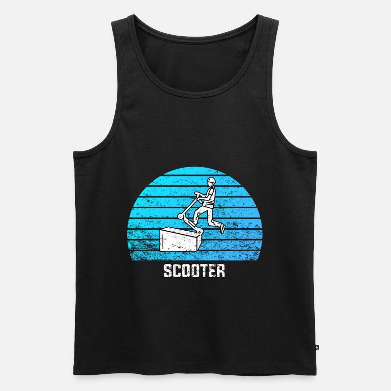 Freestyle Roller - Männer Premium Bio Tank Top - Schwarz