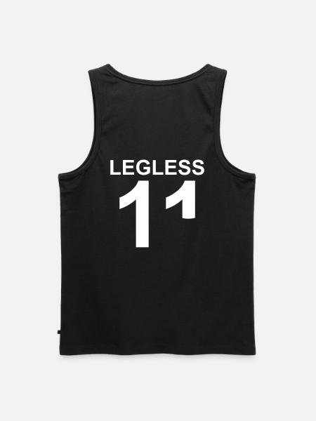 Benløs amputation der siger ben højre amputeret - Herre Premium økologisk tanktop - sort