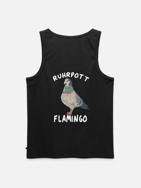 Ruhrpott Flamingo pigeon mining - Men's Premium Organic Tank Top - black