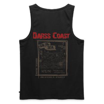 Darss Coast - Dein Statement für den Darß - Männer Premium Bio Tank Top - Schwarz - Hinten - AI Model Male 178 light (178cm)