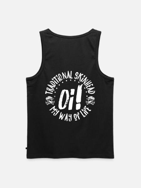 Oi Skinhead T-Shirt - Débardeur bio Premium Homme - noir