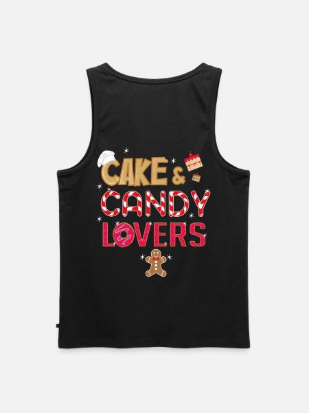 Cake & Candy Lovers T-Shirt - Men's Premium Organic Tank Top - black
