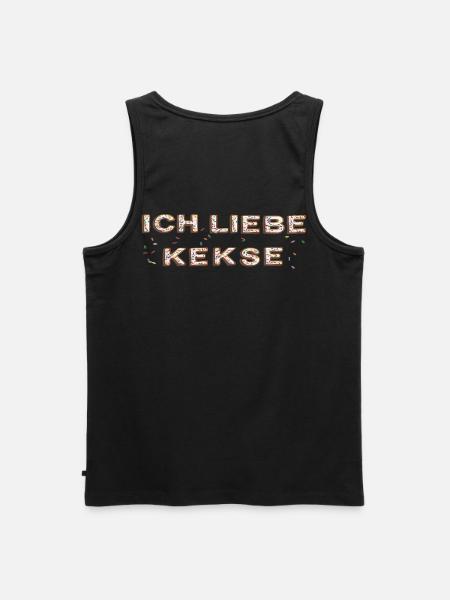 ich liebe Kekse - Männer Premium Bio Tank Top - Schwarz