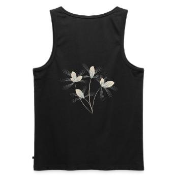 Bouquet de fleurs - Débardeur bio Premium Homme - noir - Dos - AI Model Male 178 light (178cm)
