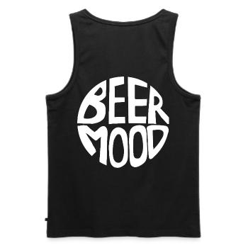 Ambiance de la bière - Débardeur bio Premium Homme - noir - Dos - AI Model Male 178 light (178cm)