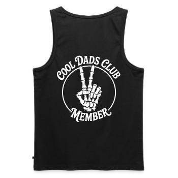 Cool Dads Club Skeleton Design - Débardeur bio Premium Homme - noir - Dos - AI Model Male 178 light (178cm)