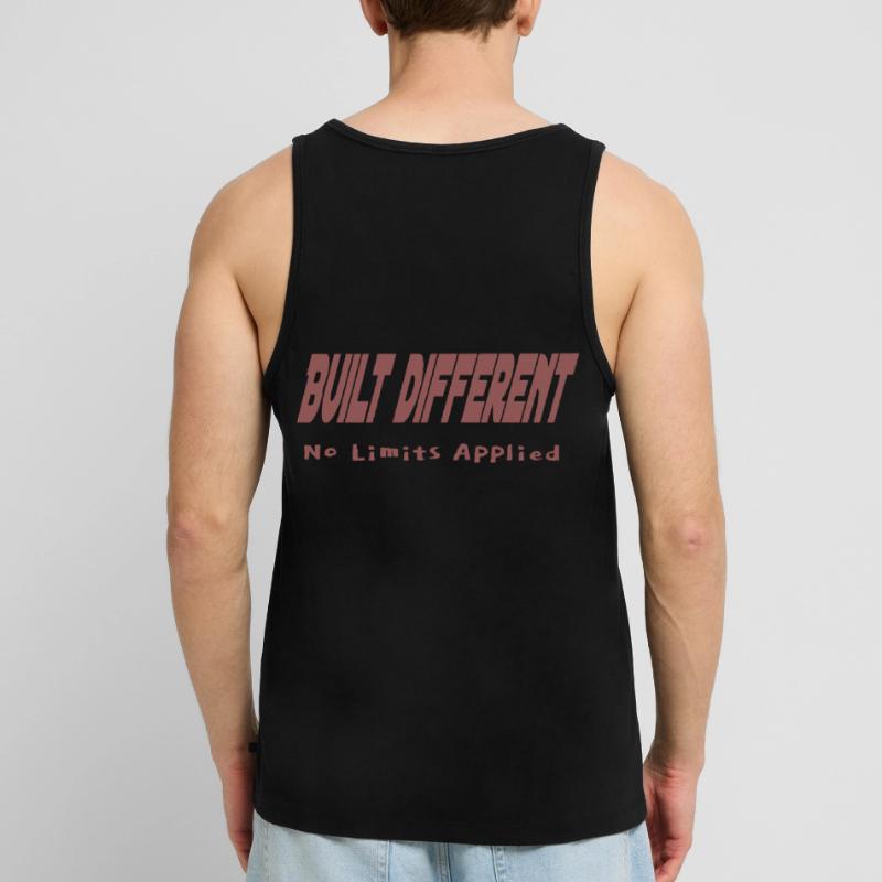 Construit différemment – Aucune limite appliquée Débardeur bio Premium Homme