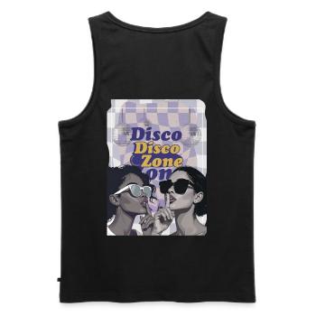 Midnight Girls - Style hip-hop - Débardeur bio Premium Homme - noir - Dos - AI Model Male 178 light (178cm)