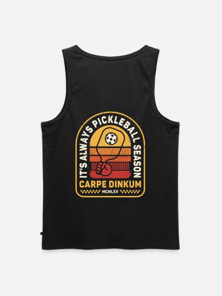 It's Always Pickleball Season - Männer Premium Bio Tank Top - Schwarz