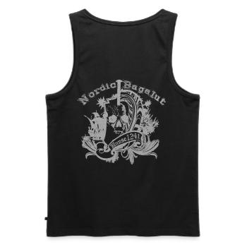 Nordic Bagalut - Männer Premium Bio Tank Top - Schwarz - Hinten - AI Model Male 178 light (178cm)