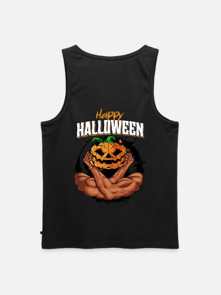 Happy Halloween - Männer Premium Bio Tank Top - Schwarz