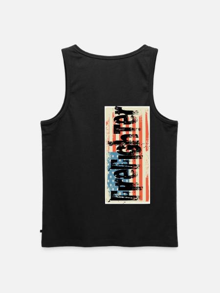 Feuerwehrmann - Männer Premium Bio Tank Top - Schwarz