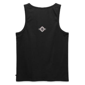 Omnis Diamond Sport Logo - Men's Premium Organic Tank Top - black - Back - AI Model Male 178 light (178cm)