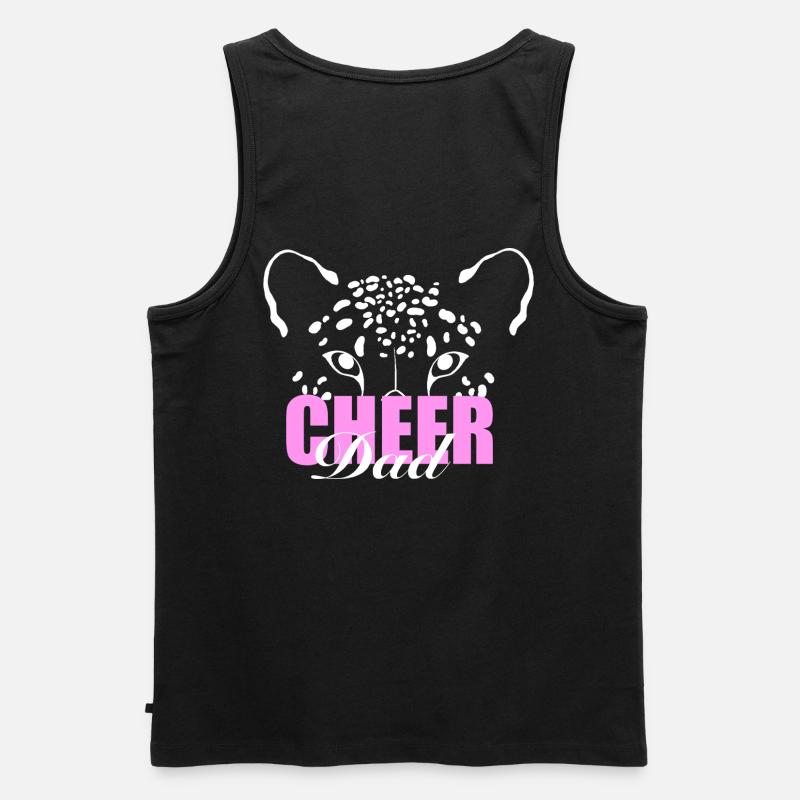 Cheer Dad - Männer Premium Bio Tank Top - Schwarz
