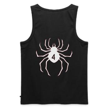 Hisoka tatoo from the brigad phantom - Men's Premium Organic Tank Top - black - Back - AI Model Male 178 light (178cm)