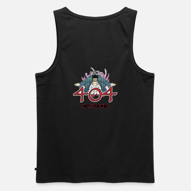 404 - nicht gefunden - Sumo-Version - Männer Premium Bio Tank Top - Schwarz