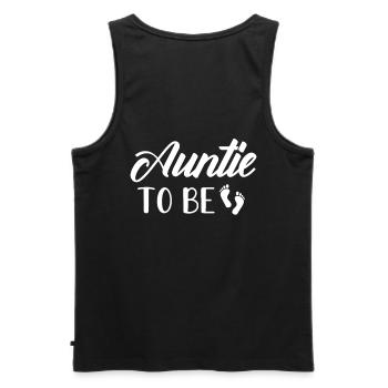 Rosa Oder Blaue Tante Liebt Dich Geschlecht - Männer Premium Bio Tank Top - Schwarz - Hinten - AI Model Male 178 light (178cm)
