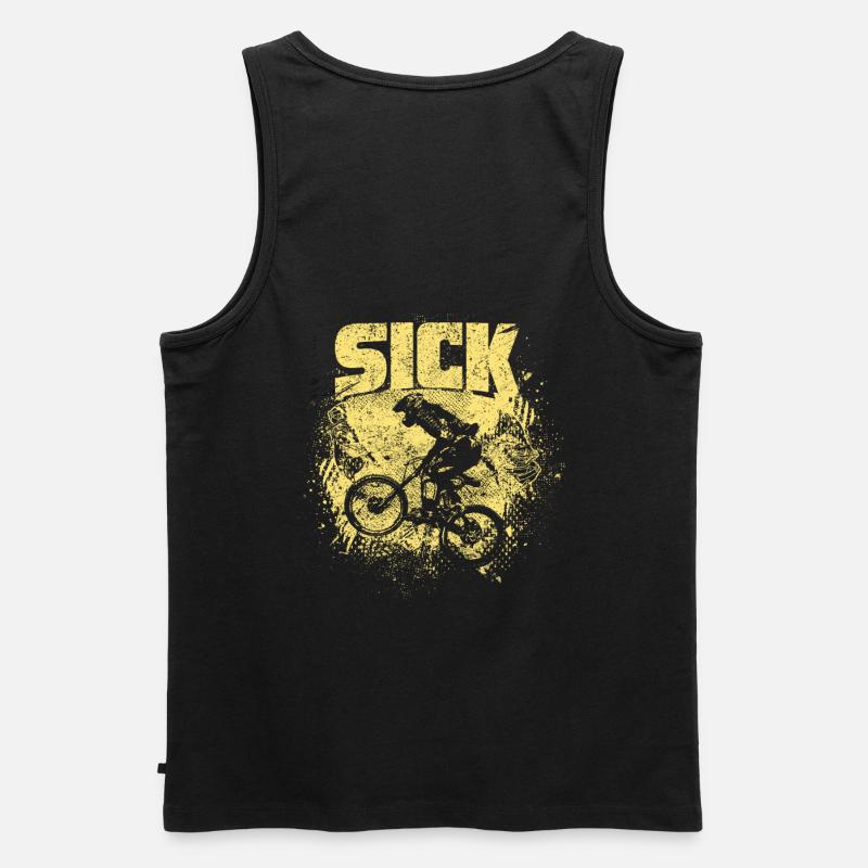 Krankes Radfahrer-design Für Fahrradfahrer Oder - Männer Premium Bio Tank Top - Schwarz
