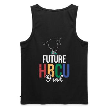 Zukünftiger Hbcu-absolvent Für Stolzen - Männer Premium Bio Tank Top - Schwarz - Hinten - AI Model Male 178 light (178cm)