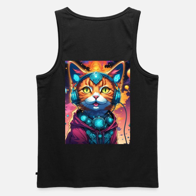 Psy Katze 2.0 - Männer Premium Bio Tank Top - undefined