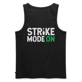 Bowl-design For bowlers Bowling-player-sport - Men's Premium Organic Tank Top - black - Back - AI Model Male 178 light (178cm)