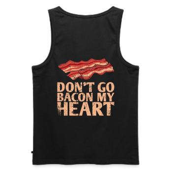 Don’t Go Bacon My Heart Marriage Design Pour Le - Débardeur bio Premium Homme - noir - Dos - AI Model Male 178 light (178cm)