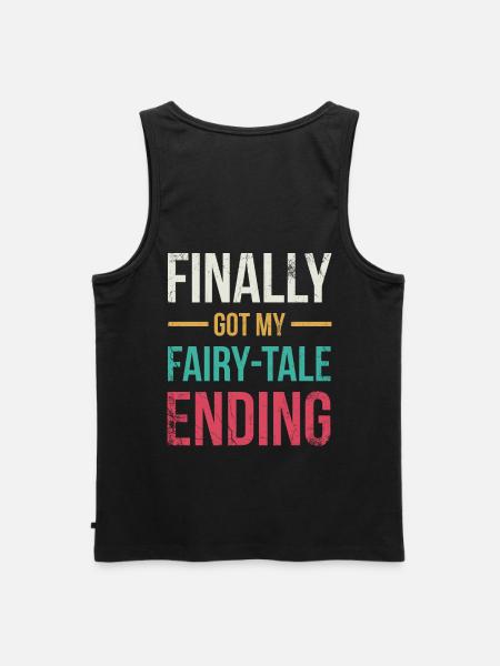 Endlich Mein Märchen-ende-ehe-design - Männer Premium Bio Tank Top - Schwarz
