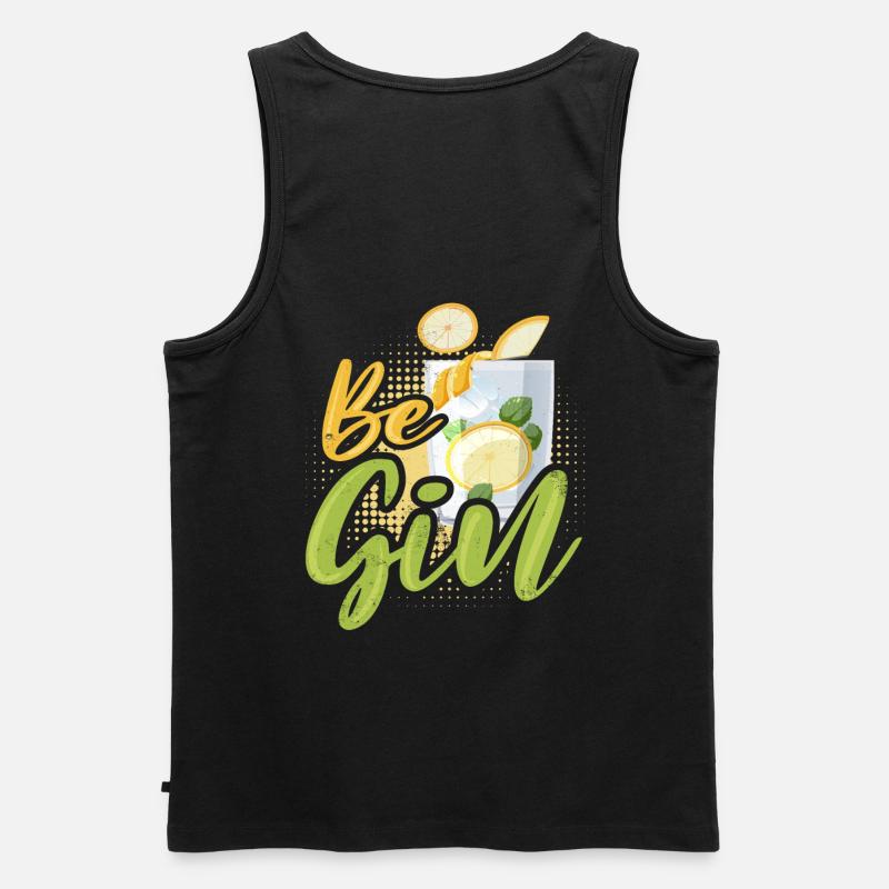 Be gin - Männer Premium Bio Tank Top - Schwarz