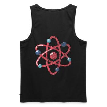 Nuklearingenieur - Männer Premium Bio Tank Top - Schwarz - Hinten - AI Model Male 178 light (178cm)