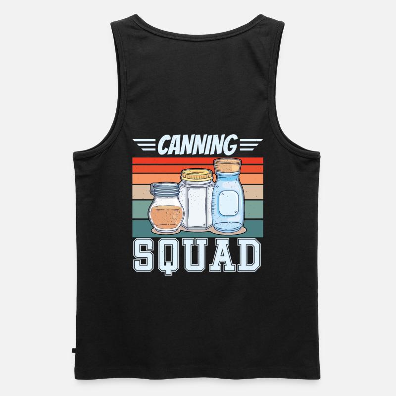 Konserven-kader - Männer Premium Bio Tank Top - Schwarz