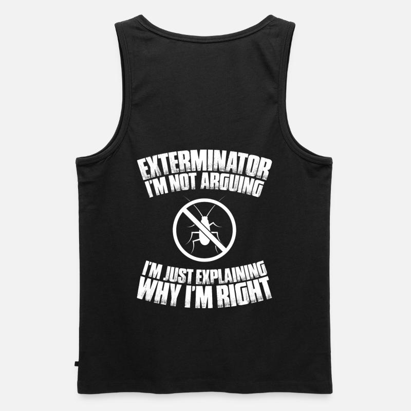 Schädlingsbekämpfer Kammerjäger Exterminator - Männer Premium Bio Tank Top - Schwarz