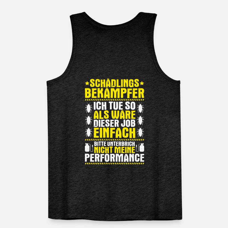 Schädlingsbekämpfer Kammerjäger Exterminator Männer Premium Bio Tank Top