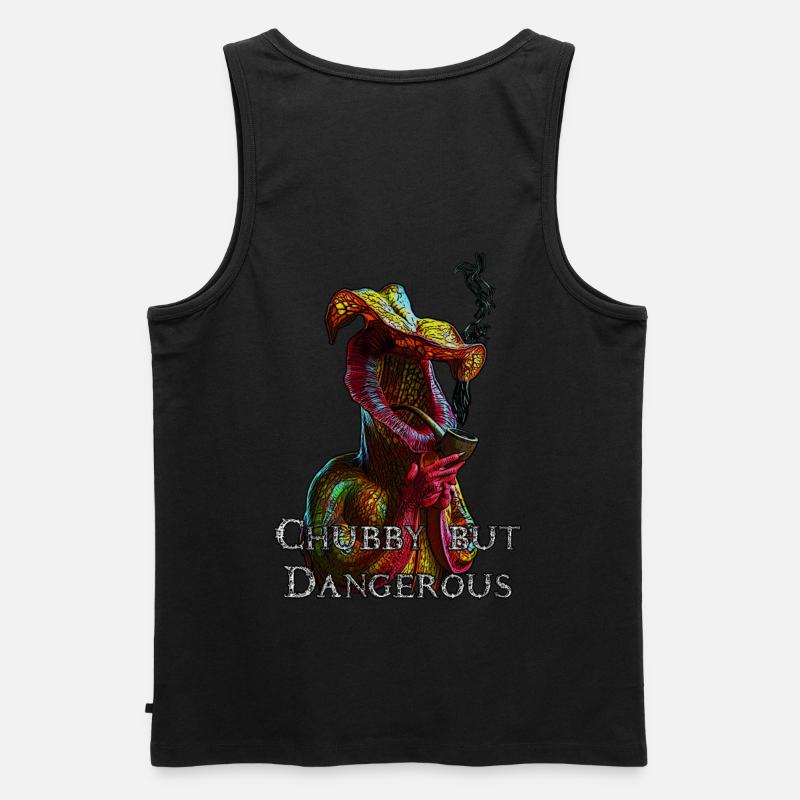 Nepenthes-Warrior - Männer Premium Bio Tank Top - Schwarz