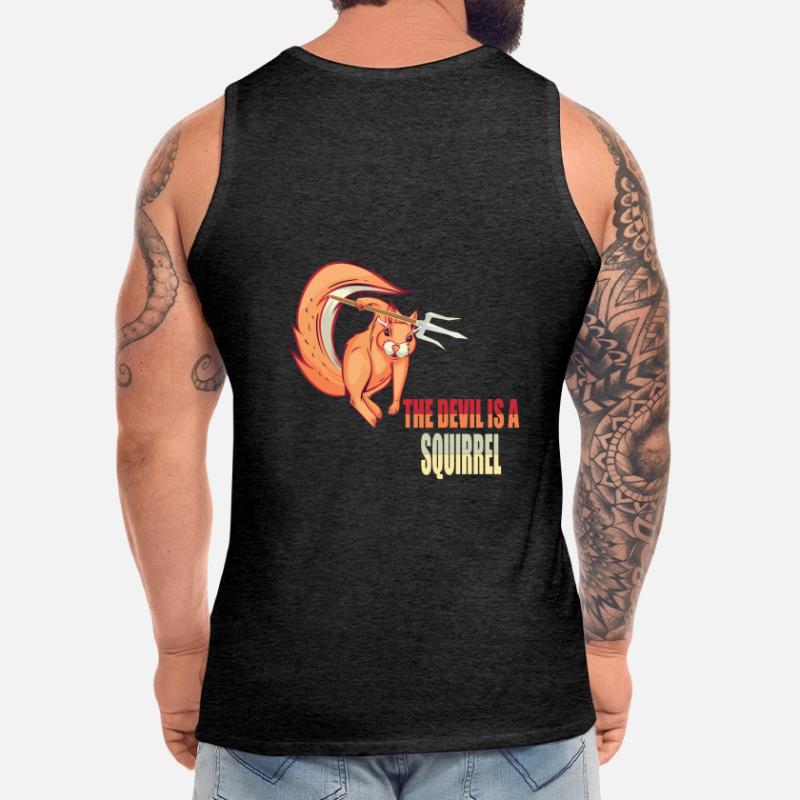 Der Teufel ist ein Eichhörnchen, Devil Squirrel Männer Premium Bio Tank Top